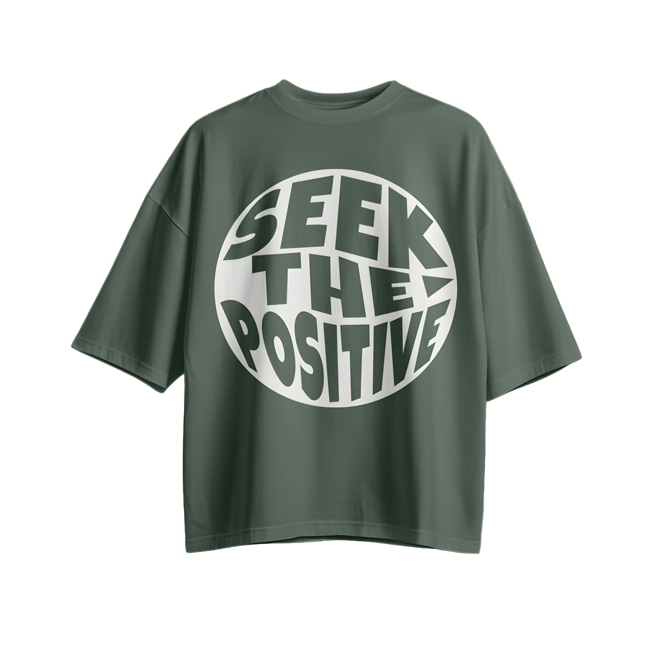 Seek the Positive - Olive Green