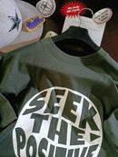 Seek the Positive - Olive Green