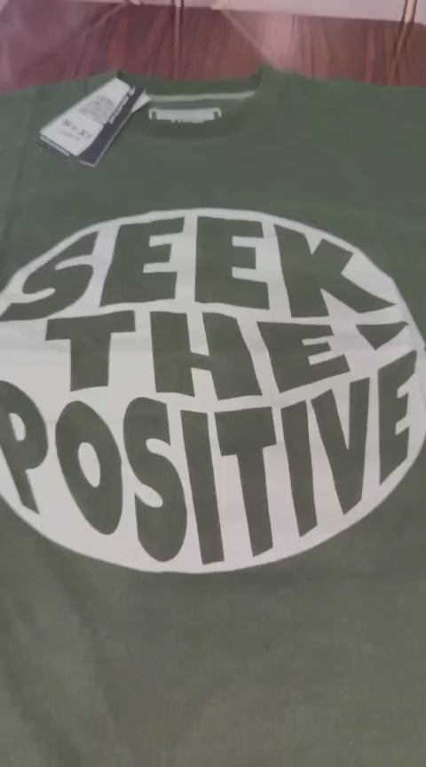 Seek the Positive - Olive Green